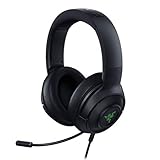 Razer Kraken X USB Ultralight Gaming Headset: 7.1 Surround Sound - Lightweight Frame - Green Logo Lighting - Integrated Audio Controls - Bendable Cardioid Microphone - for PC - Classic Black