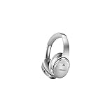 Bose QuietComfort 35 II Noise Cancelling Bluetooth Headphonesâ€” Wireless, Over Ear Headphones with Built in Microphone and Alexa Voice Control, Silver