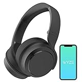 Wyze Bluetooth 5.0 Headphones, Over The Ear Headphones with Active Noise Cancellation, High-Fidelity Sound, Transparency Mode, Alexa Built-in, Black