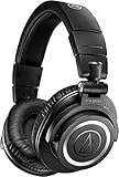 Audio-Technica ATH-M50xBT2 Wireless Over-Ear Headphones, Black