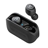JLab Go Air True Wireless Bluetooth Earbuds + Charging Case, Black, Dual Connect, IP44 Sweat Resistance, Bluetooth 5.0 Connection, 3 EQ Sound Settings Signature, Balanced, Bass Boost