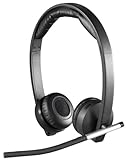 Logitech H820e Wireless Dual, Stereo Headphones with Noise-Cancelling Microphone, USB, Headset Controls, Indicator LED, PC/Mac/Laptop - Black, small