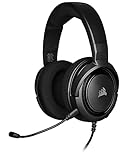 Corsair HS35 - Stereo Gaming Headset - Memory Foam Earcups - Works with PC, Mac, Xbox Series X/ S, Xbox One, PS5, PS4, Nintendo Switch, iOS and Android - Carbon (CA-9011195-NA)