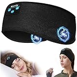 Navly Sleep Headphones, 10Hrs Sports Headband with Soft Cozy Earbuds Comfortable, Headphones Headband with Ultra-Thin HD Stereo Speakers Perfect for Workout,Running,Yoga,Travel