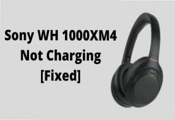 sony wh 1000xm4 not charging