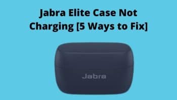 jabra elite case not charging