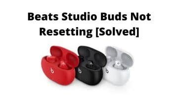 beats studio buds not resetting