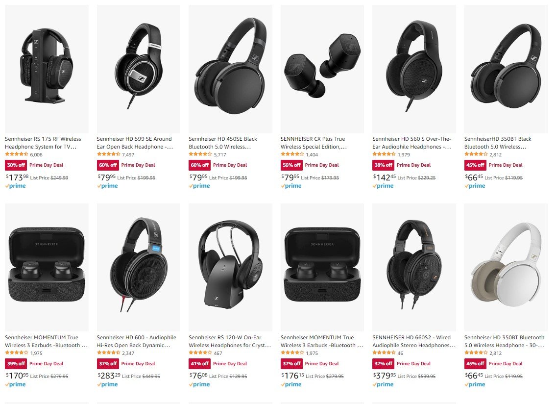 Sennheiser Headphones deals