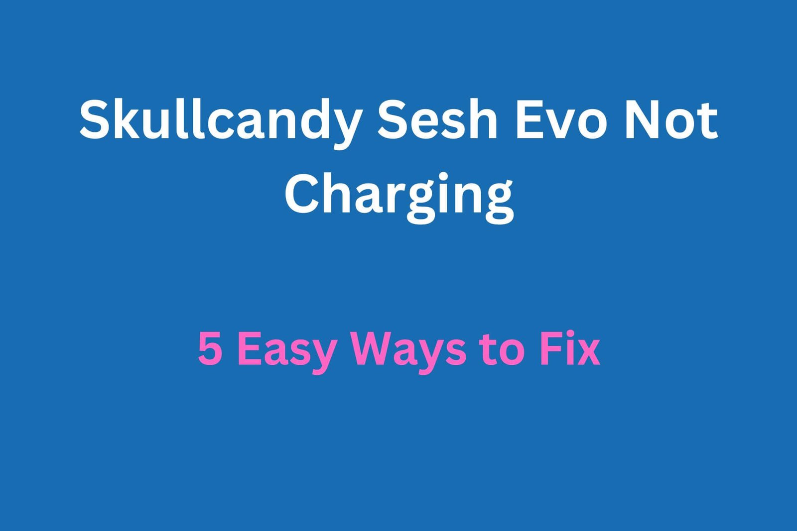 Skullcandy sesh best sale earbuds not charging