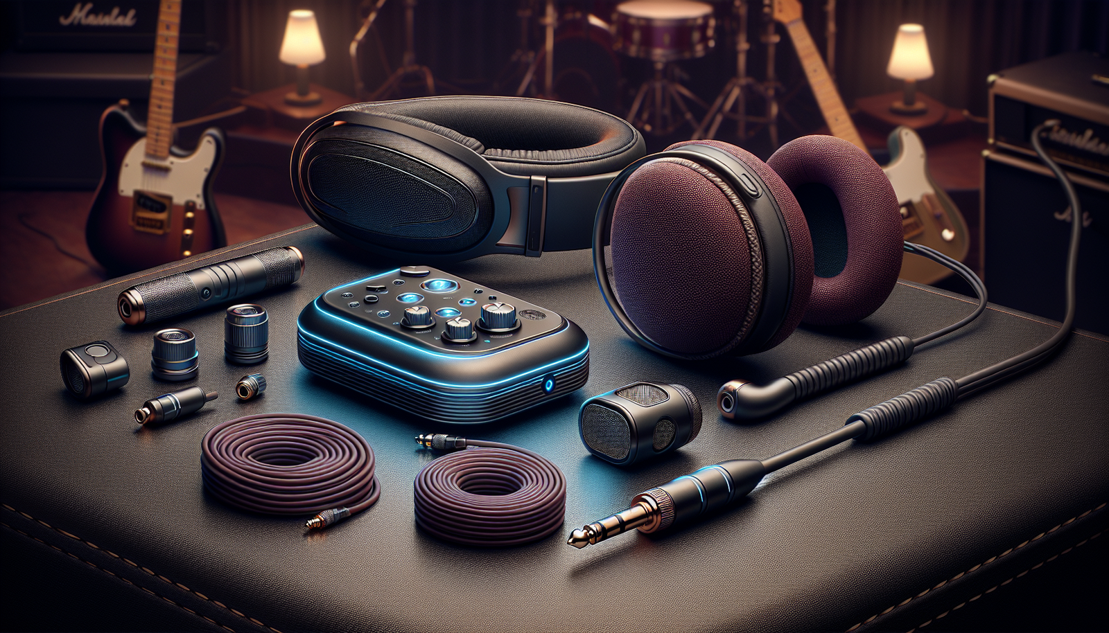 Accessories for enhanced guitar amp headphone experience